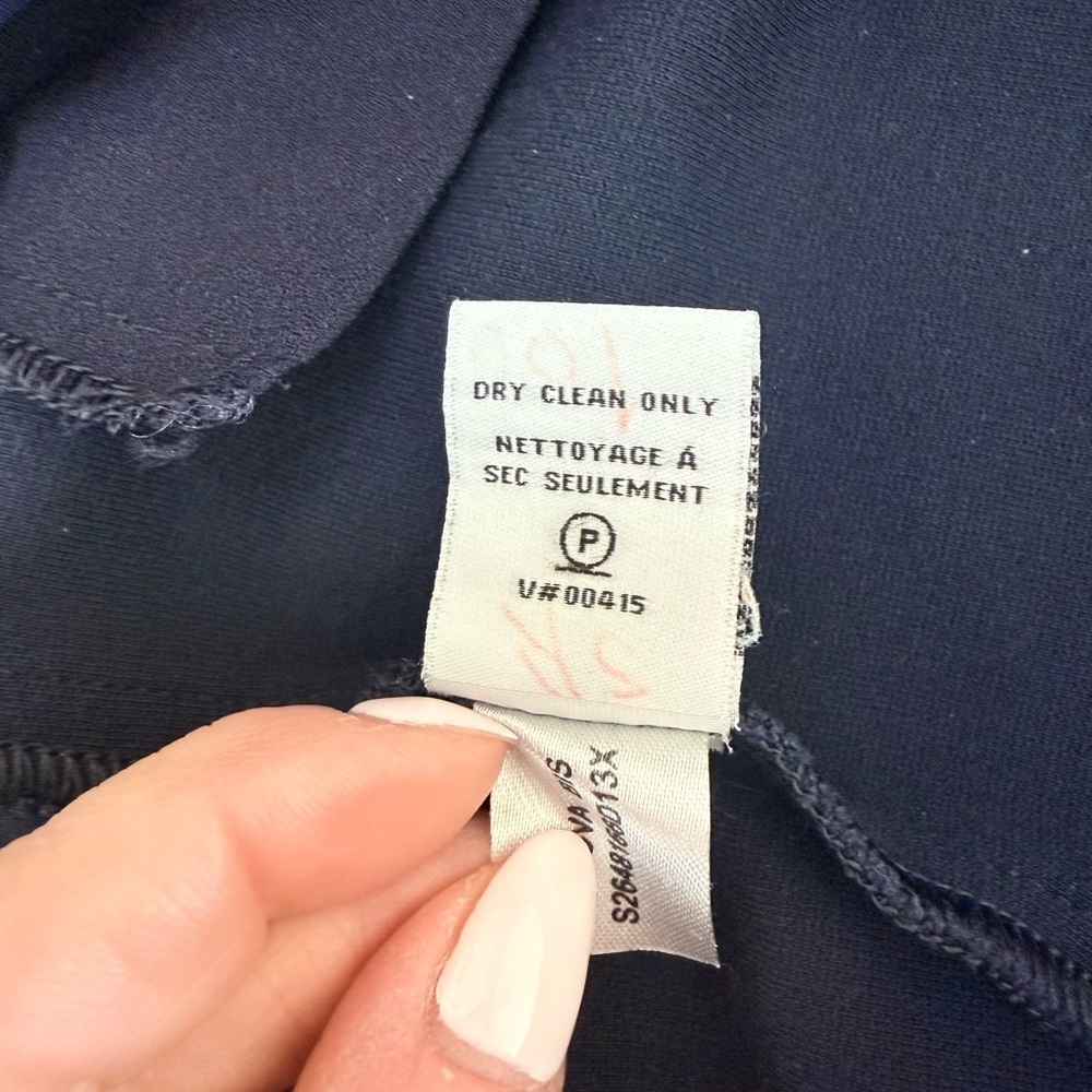 Diane Von Furstenberg Navy trousers - Picture 9 of 9